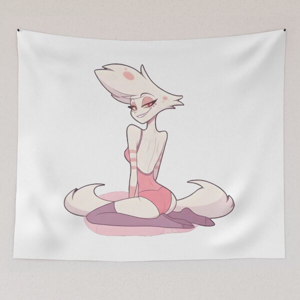Item preview, Hazbin Hotel Angel Dust Soft Pink Aesthetic designed and sold by MandalasLovers.