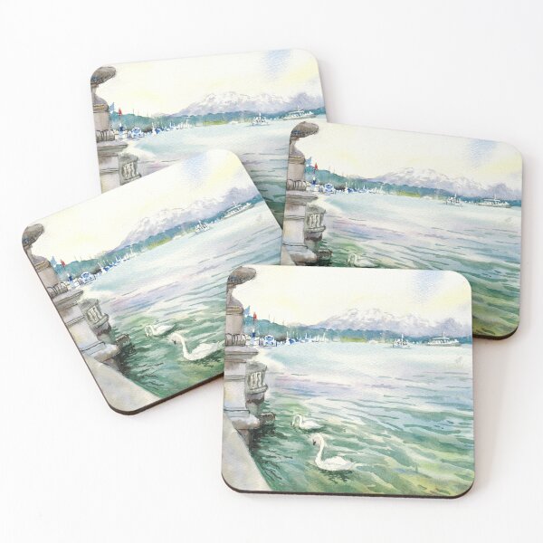 Item preview, Lucernе lake with swans. Switzerland designed and sold by Colibri77.