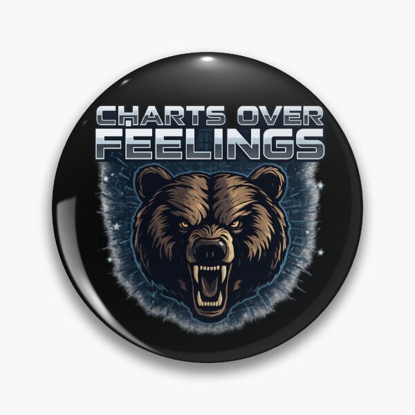 Item preview, Chart Over Feelings Bearish  designed and sold by ProShop363.