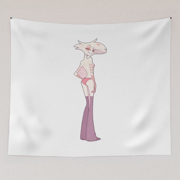 Item preview, Hazbin Hotel Angel Dust Soft Pink Aesthetic designed and sold by MandalasLovers.