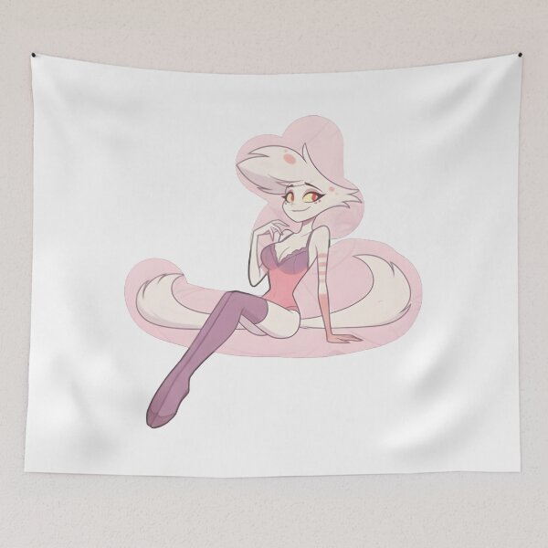 Item preview, Hazbin Hotel Angel Dust Soft Pink Aesthetic designed and sold by MandalasLovers.