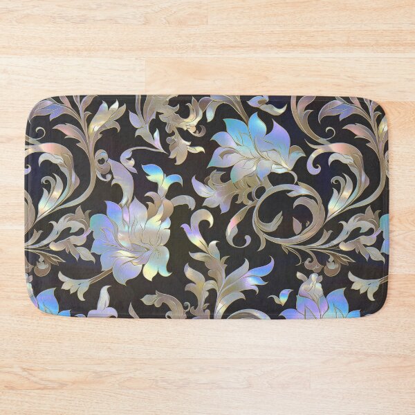 Item preview, Iridescent Mother of Pearl Floral Pattern – Elegant Korean Nacre Inspired Seamless Design designed and sold by Windy-market.