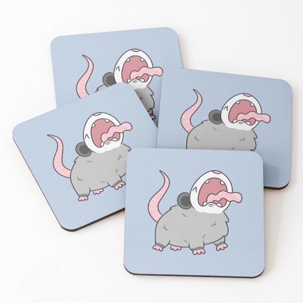 Item preview, kawaii screaming possum meme designed and sold by kaybowzie.