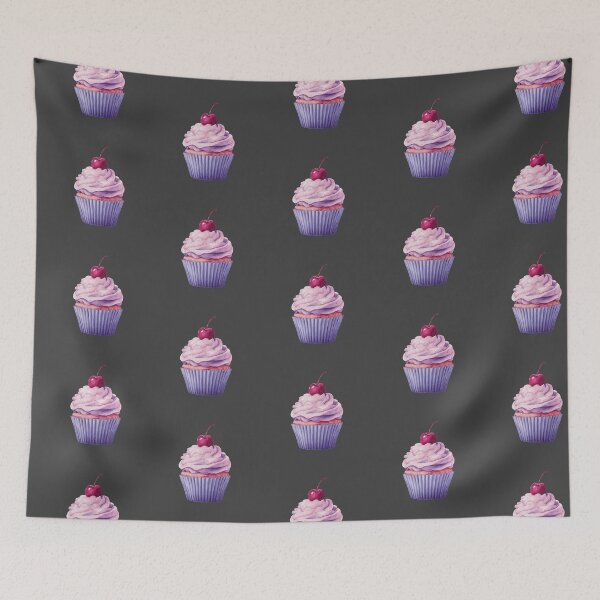 Item preview, Cute cupcake with a cherry on top designed and sold by MendaciousMina.