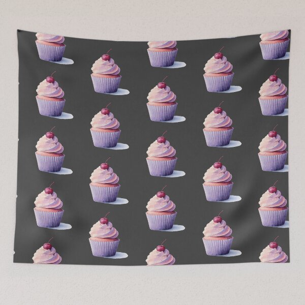 Item preview, Cute cupcake with a cherry on top designed and sold by MendaciousMina.