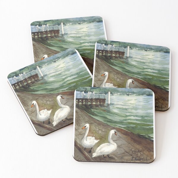 Item preview, Lucernе lake with swans. Switzerland designed and sold by Colibri77.