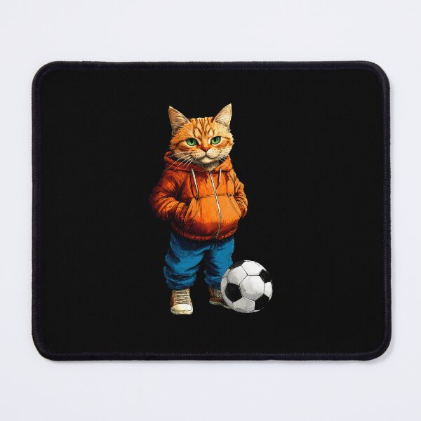 Item preview, Footballer Cat designed and sold by Soulskier.