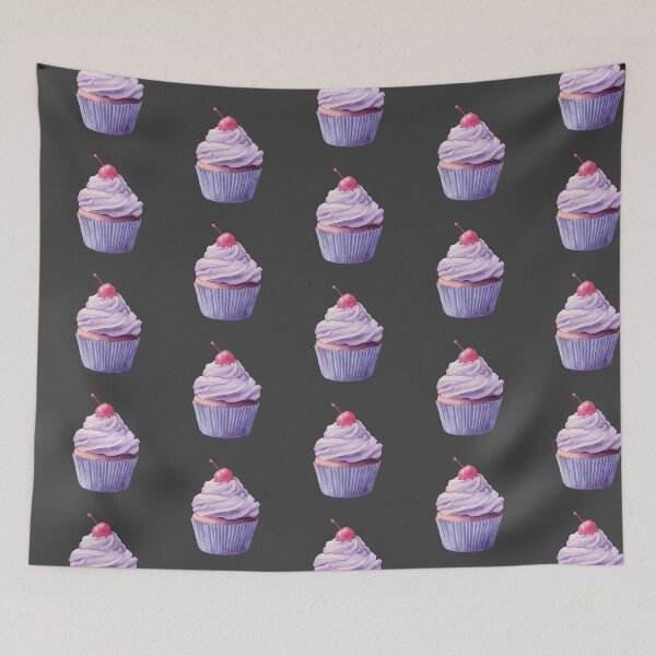 Item preview, Cute cupcake with a cherry on top designed and sold by MendaciousMina.