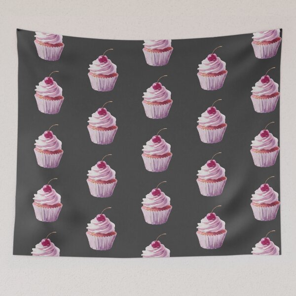 Item preview, Cute cupcake with a cherry on top designed and sold by MendaciousMina.