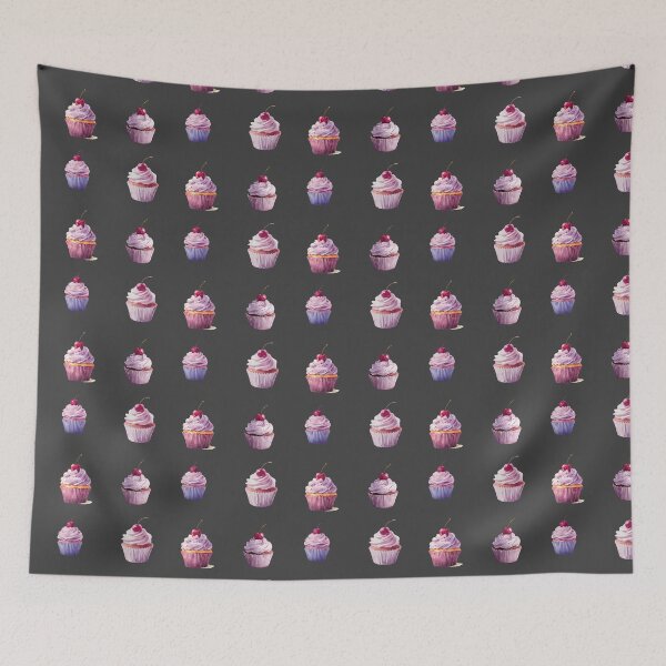 Item preview, Cute mini cupcakes with a cherry on top sticker pack designed and sold by MendaciousMina.