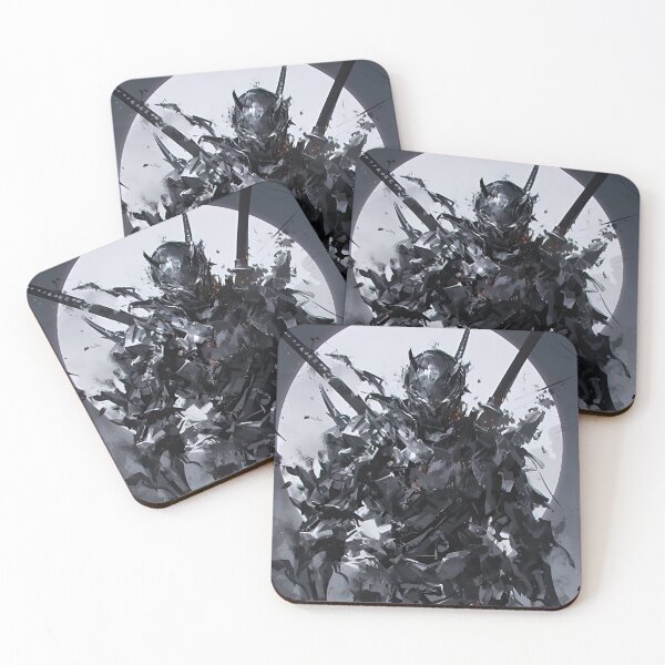 Item preview, Shadow Ronin Warrior – Dark Cyber Samurai Moon Art designed and sold by Dyan4.