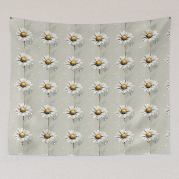Item preview, Watercolor White Daisy Floral Seamless Pattern Background designed and sold by sana designer.