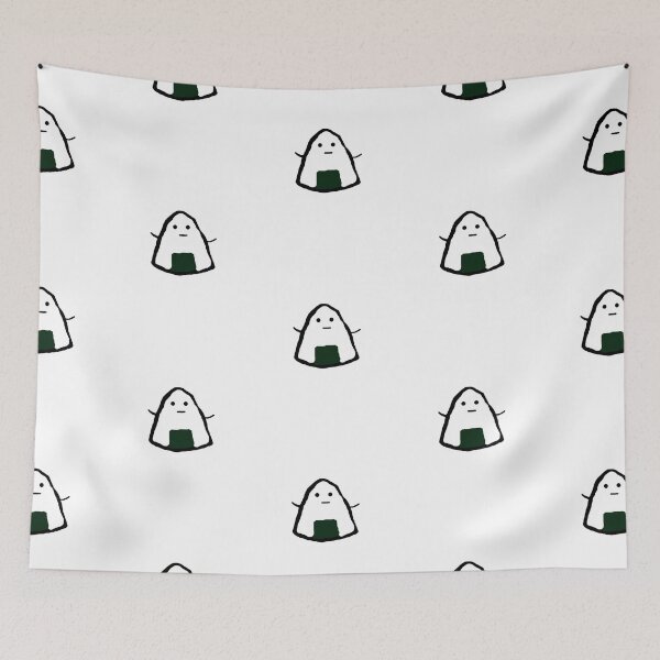 Item preview, "idk" onigiri - Ugly Doodle designed and sold by mochi_dreams.