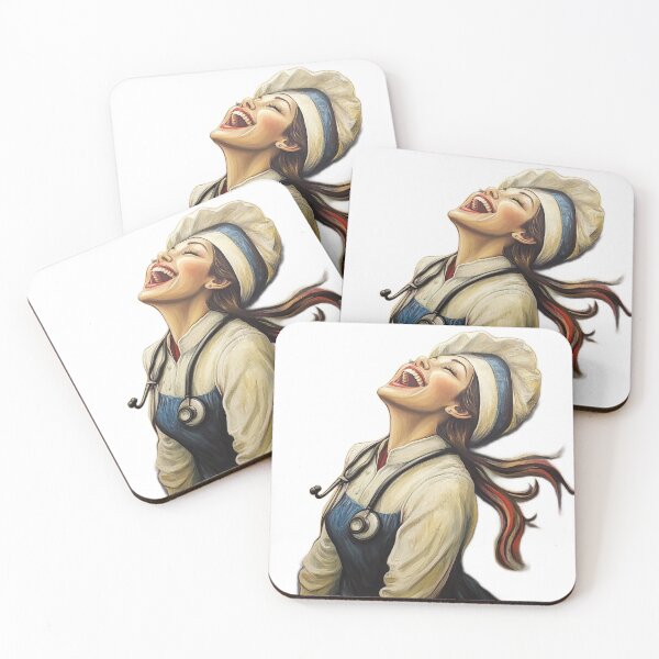 Item preview, The Laughing Nurse Art designed and sold by alexgeiart.