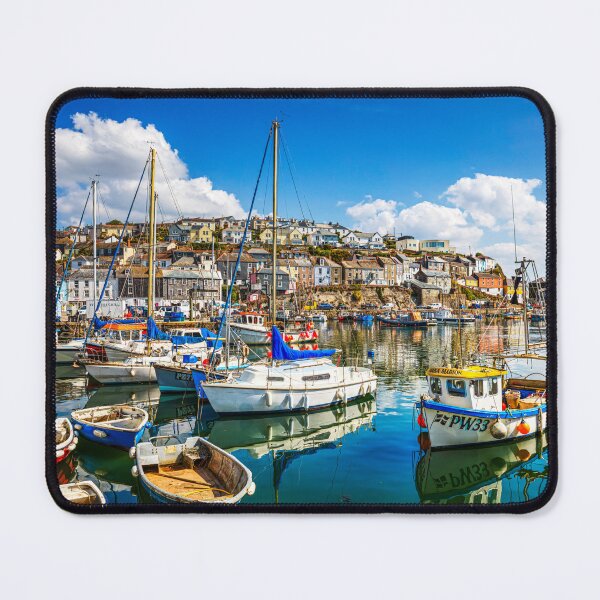 Item preview, Mevagissey Harbour with Colourful Boats, Cornwall, UK designed and sold by Paul Thompson Photography.
