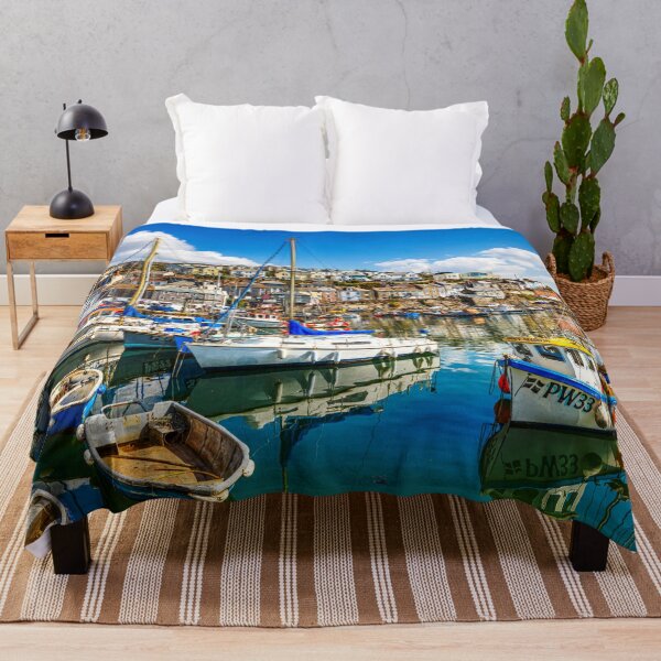 Item preview, Mevagissey Harbour with Colourful Boats, Cornwall, UK designed and sold by Paul Thompson Photography.