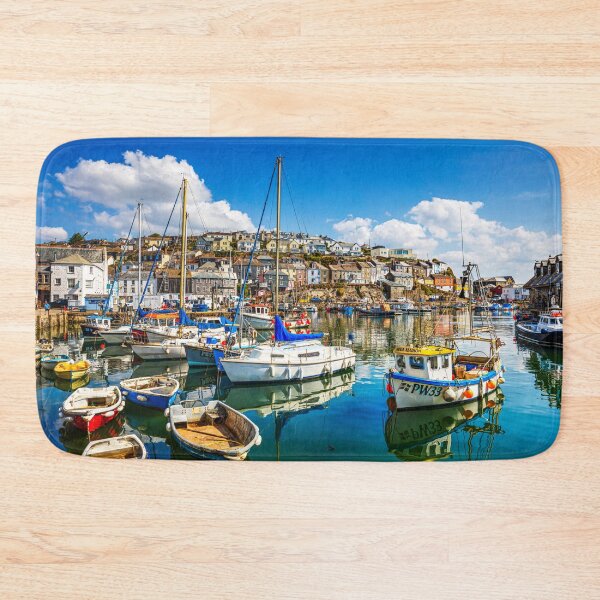 Item preview, Mevagissey Harbour with Colourful Boats, Cornwall, UK designed and sold by Paul Thompson Photography.