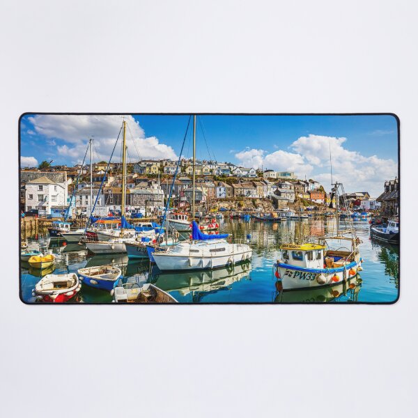 Item preview, Mevagissey Harbour with Colourful Boats, Cornwall, UK designed and sold by Paul Thompson Photography.