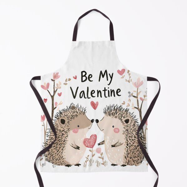 Item preview, Be My Valentine Hedgehog Couple Saint Valentine's Day - Cute Kawaii Hedgehog Love Art Print designed and sold by DesignArtist.ia.