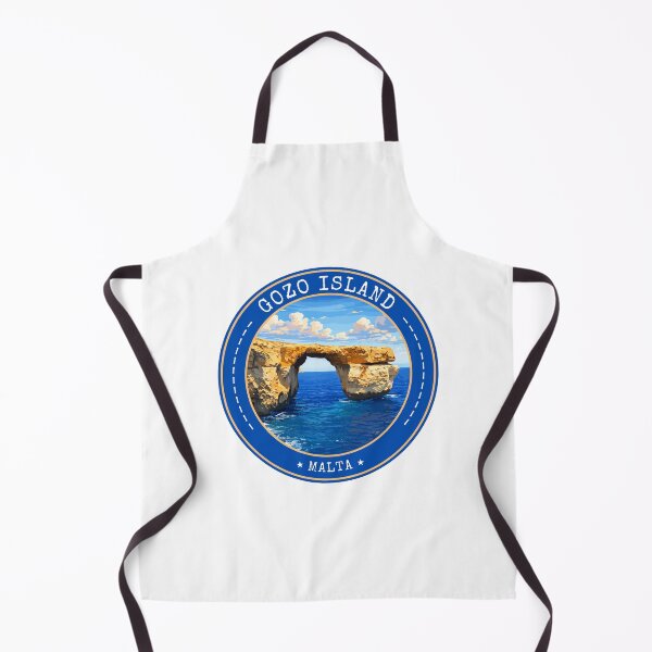 Item preview, Gozo Island in Malta, Vintage Travel Art Circle Emblem designed and sold by MaateoDesign.