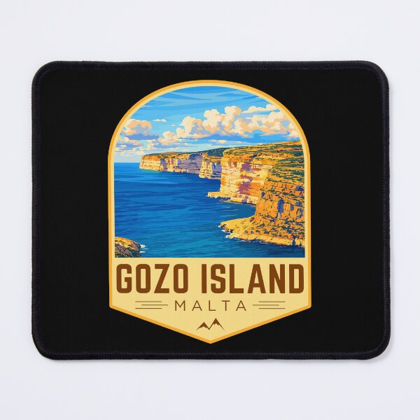 Item preview, Gozo Island in Malta, Retro Travel Art Emblem designed and sold by MaateoDesign.