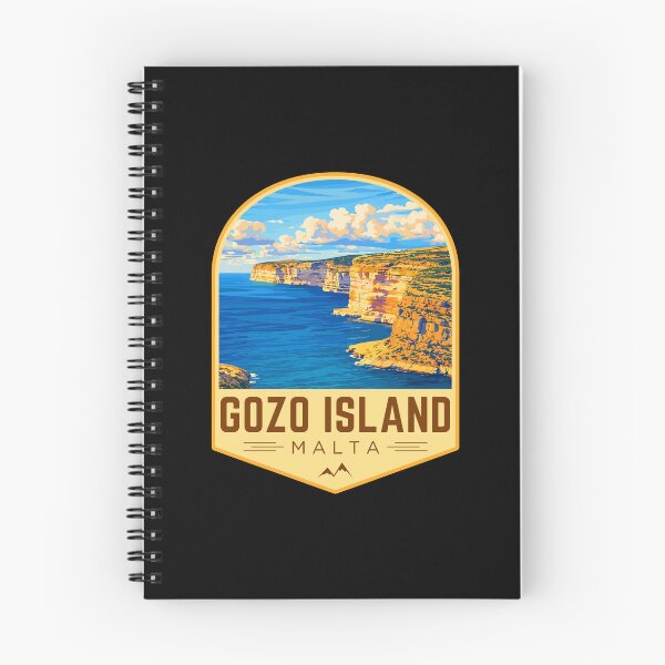 Item preview, Gozo Island in Malta, Retro Travel Art Emblem designed and sold by MaateoDesign.