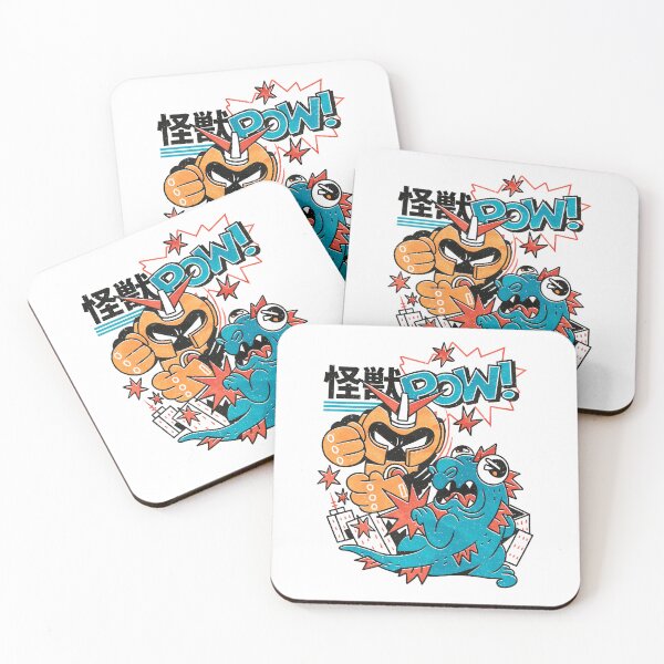 Item preview, Japanese Retro Robot vs Kaiju Comic Pop Art designed and sold by Nobody Shadow Art.