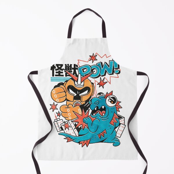 Item preview, Japanese Retro Robot vs Kaiju Comic Pop Art designed and sold by Nobody Shadow Art.
