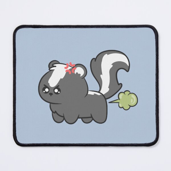 Item preview, kawaii angry skunk farting designed and sold by kaybowzie.