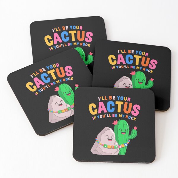Item preview, I’ll Be Your Cactus If You’ll Be My Rock Cute Valentine designed and sold by wrestletoys.