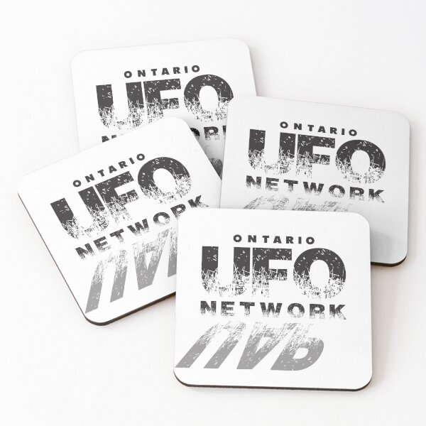 Item preview, The UFO/UAP Network (black on white) designed and sold by mmmaxxx.