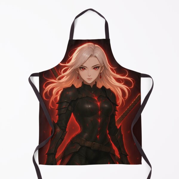 Item preview, Dark Samurai Anime Girl Red Aura Warrior designed and sold by TheDreamsMaker.