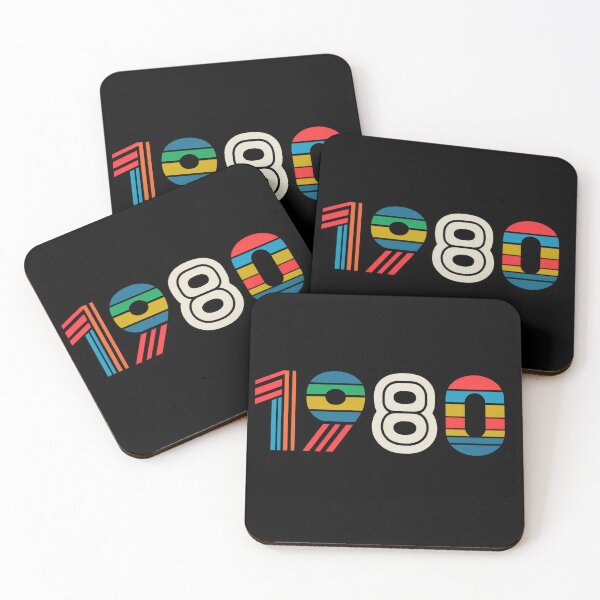 Item preview, The year 1980 in colorful numbers designed and sold by anytka.