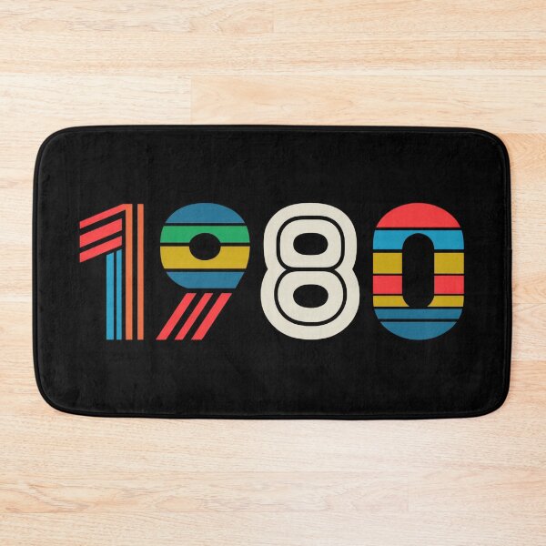 Item preview, The year 1980 in colorful numbers designed and sold by anytka.