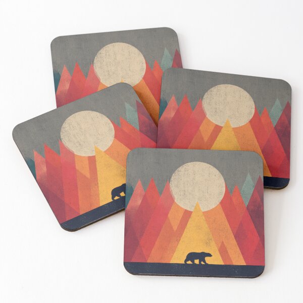 Item preview, Bear strolls by bright peaks designed and sold by anytka.