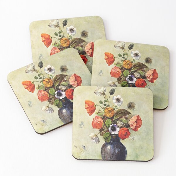 Item preview, Odilon Redon Anemones And Poppies In A Vase designed and sold by melaartni.