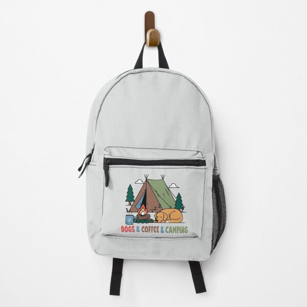 Item preview,  Dogs Coffee Camping Lovers Outdoors Adventure Fun designed and sold by Colorfulman.
