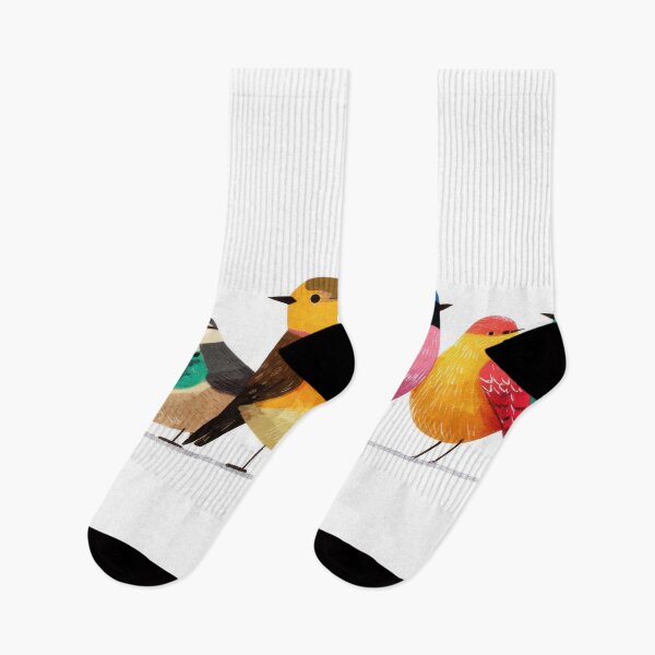 Item preview, Colorful birds stand in a line designed and sold by anytka.