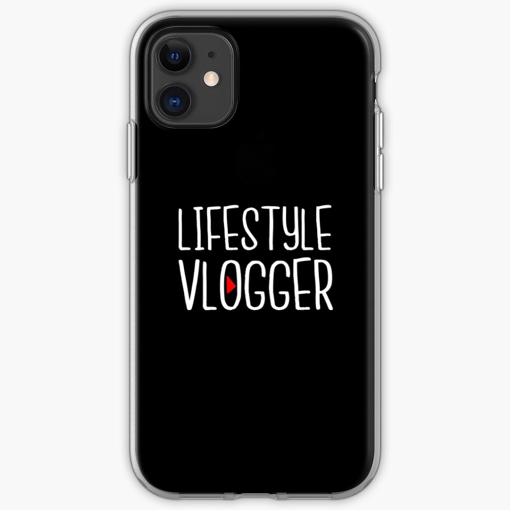 Vlogging Shirt Lifestyle Vlogger Iphone Case Cover By Fanatictee Redbubble