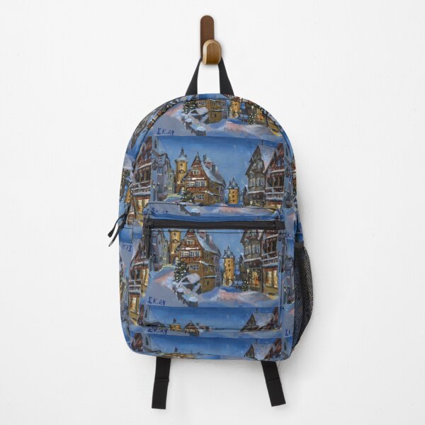 Item preview, Christmas in Rothenburg ob der Tauber city. View in winter. Germany designed and sold by Colibri77.