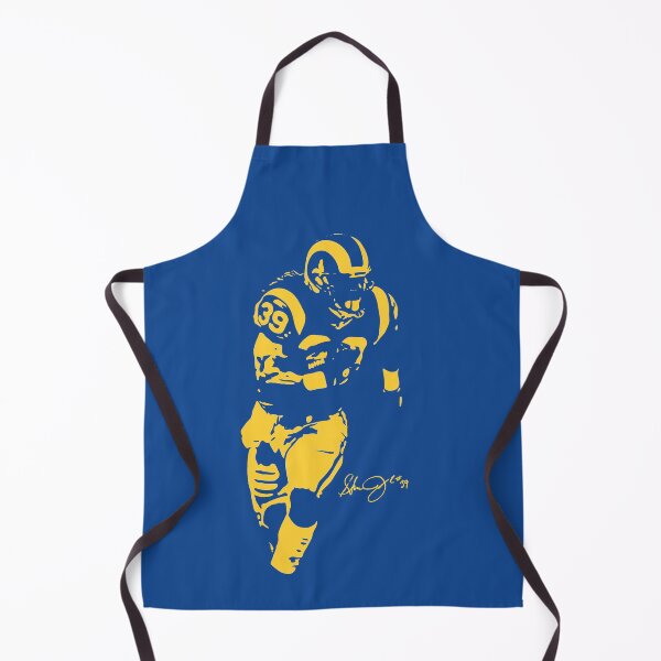 Item preview, Steven Jackson #39 Rams Retro Stencil Football Tribute designed and sold by TheArtOfCar.