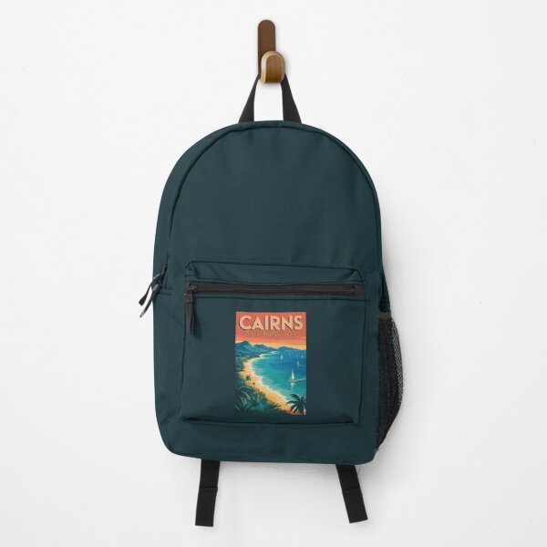 Item preview, Cairns Australia Illustration Travel Art Vintage designed and sold by KrisSidDesigns.