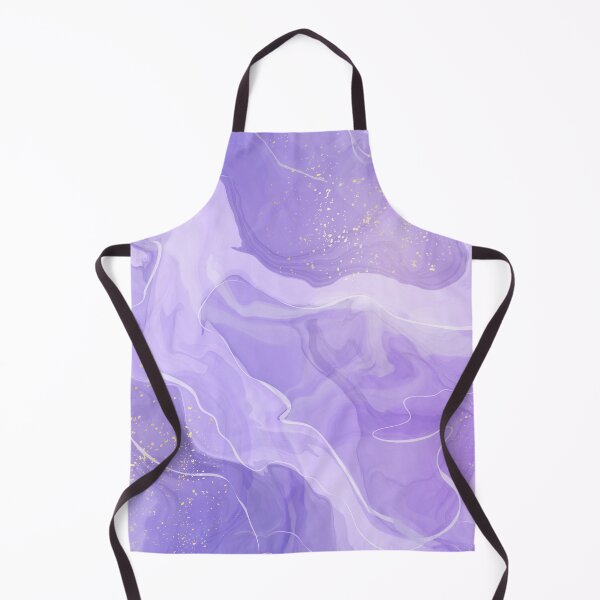 Item preview, Lavender Marble Abstract Gold Lilac Fluid Art purple deskmat designed and sold by CharmedVille.