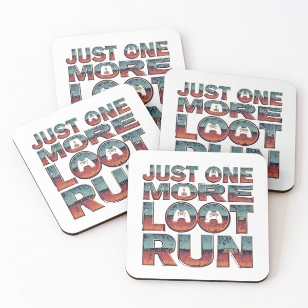 Item preview, Just One More Loot Run – Gamer Hobby Humor Shirt designed and sold by KapiPrint.