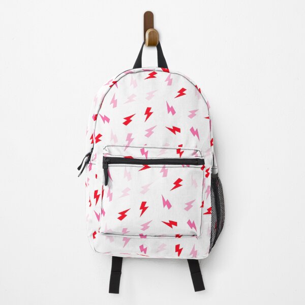 Item preview, Pink and Red Lightning Bolts Pattern designed and sold by OneThreeSix.