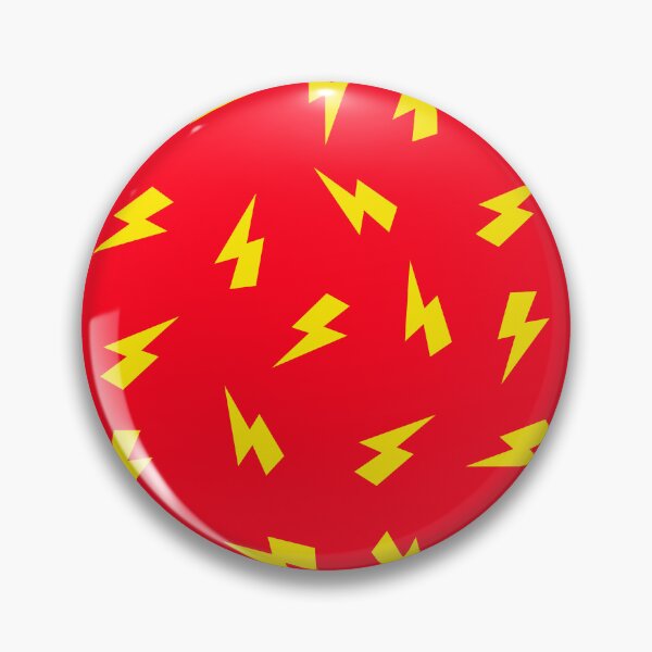 Item preview, Yellow Lightning Bolts Pattern on Red designed and sold by OneThreeSix.