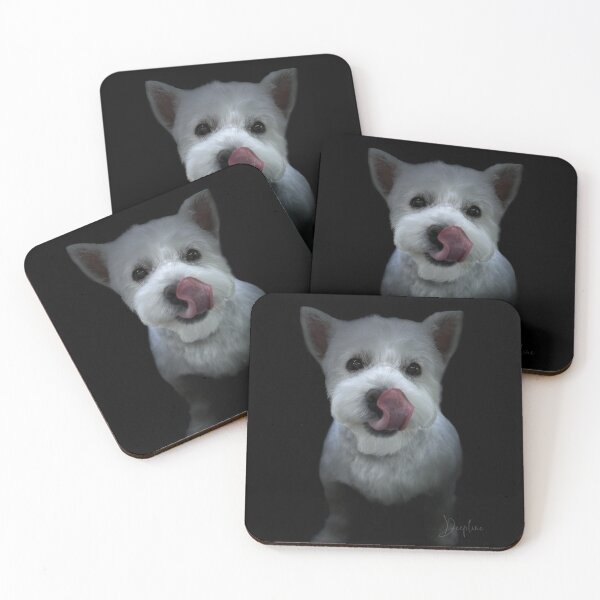Item preview, West Highland Terrier Portrait  designed and sold by DeeplineArt.