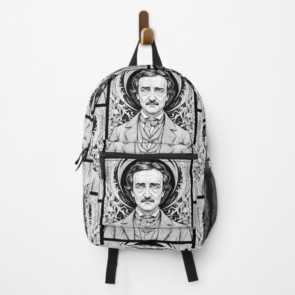 Item preview, Edgar Allan Poe Gothic Portrait With Skulls designed and sold by Shoot-The-Moon.