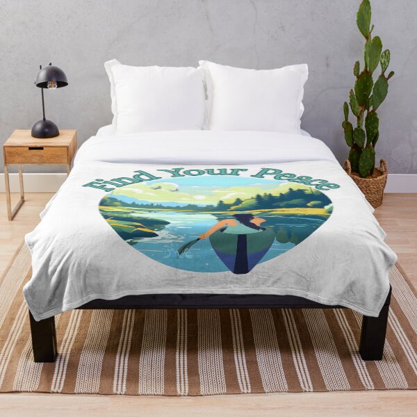 Item preview, Find Your Peace, Kayaking designed and sold by Nightshade Pixie Creations.