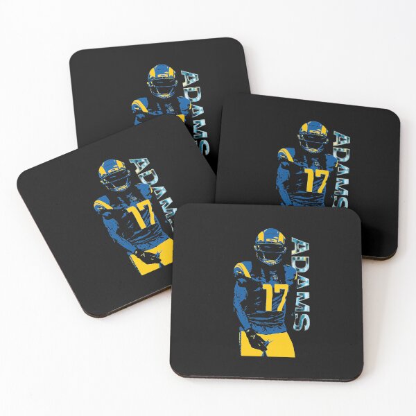Item preview, Davante Adams #17 Blue & Gold Stencil Tribute designed and sold by TheArtOfCar.